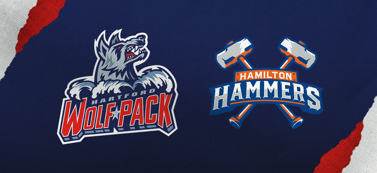 Hartford Wolf Pack vs Hamilton Hammers