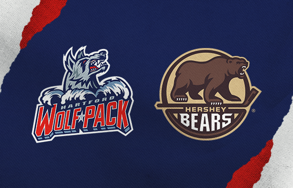 Hartford Wolf Pack vs Hershey Bears