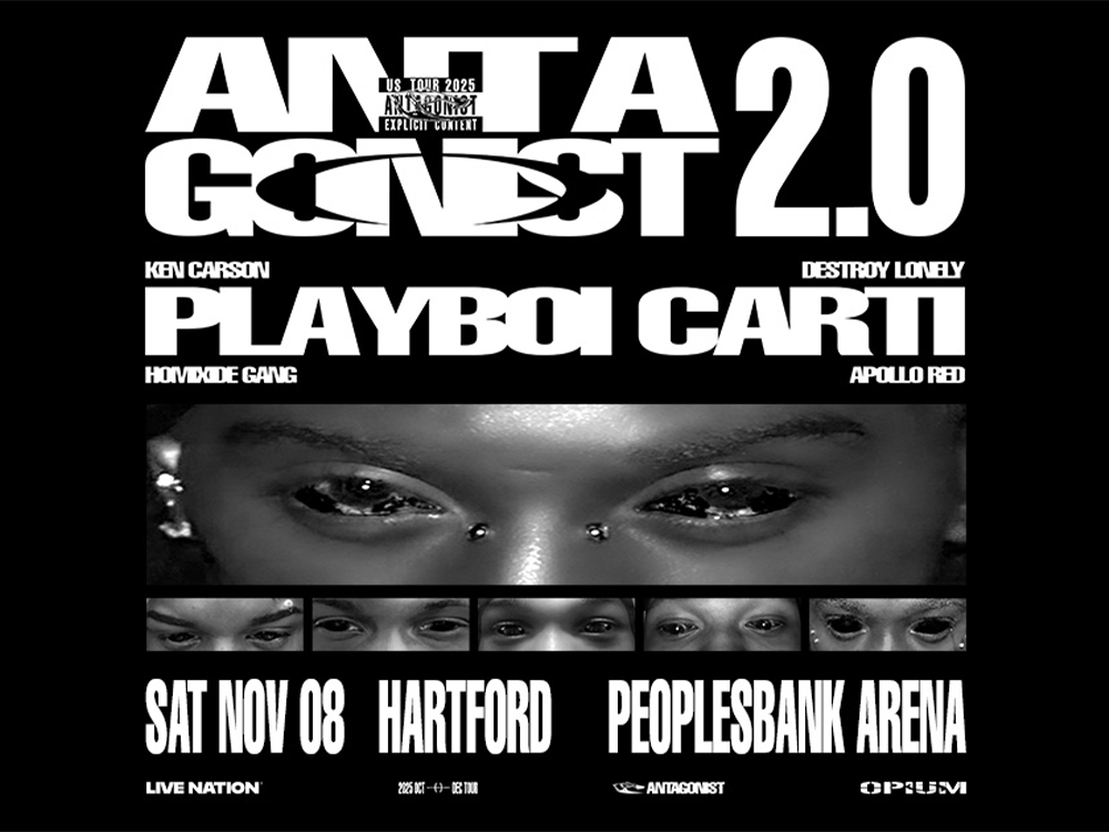 More Info for PLAYBOI CARTI ANNOUNCES HEADLINING ANTAGONIST TOUR AT PEOPLESBANK ARENA