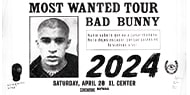 More Info for BAD BUNNY MAKES HIS RETURN TO THE STAGES IN 2024 WITH NORTH AMERICA “MOST WANTED TOUR” WITH A STOP AT THE XL CENTER ON APRIL 20