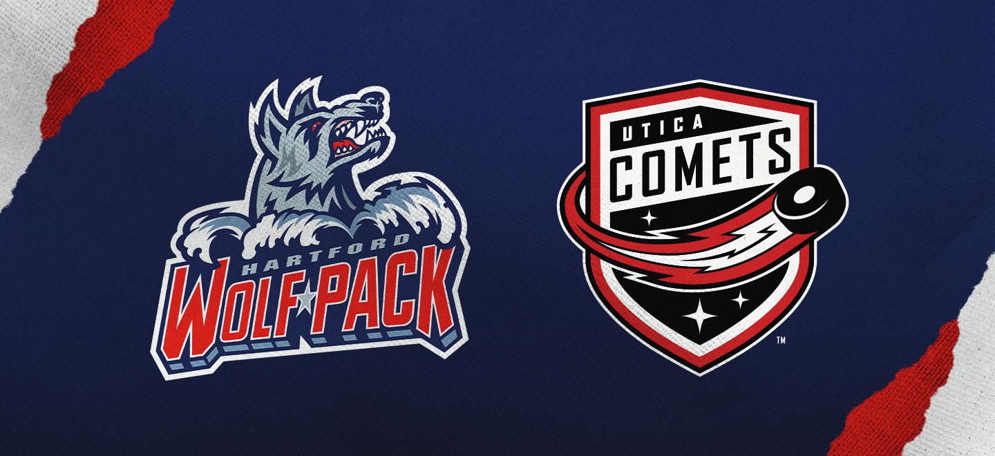 Hartford Wolf Pack vs Utica Comets