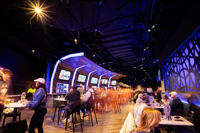Club seating at PeoplesBank Arena
