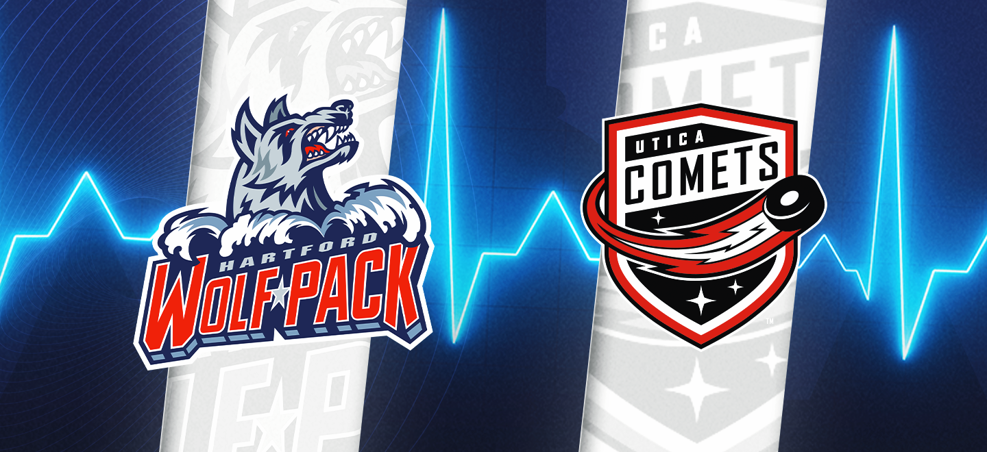 Hartford Wolf Pack vs Utica Comets